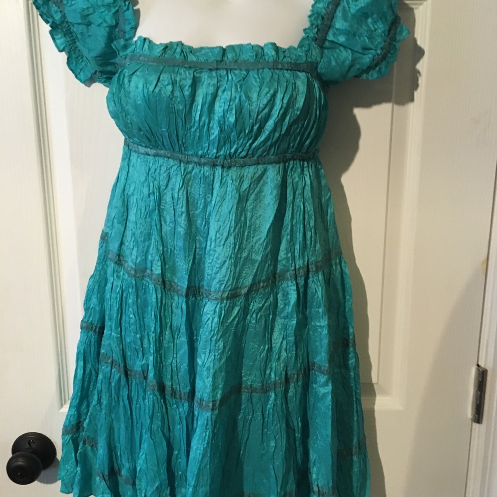 Betsy Johnson Teal Mini Dress